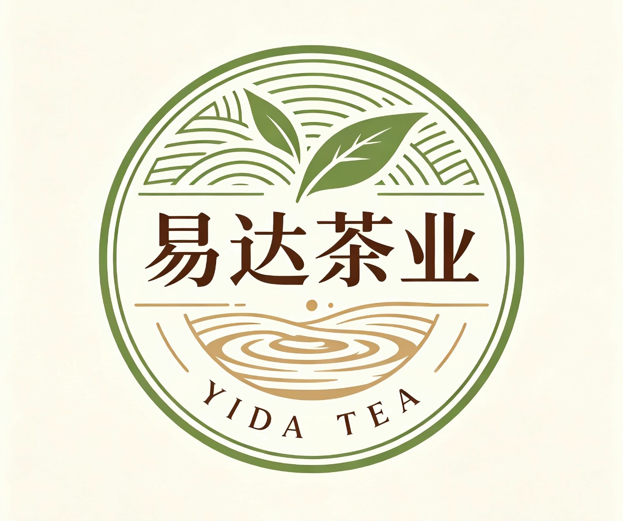 灵山易达茶业 logo